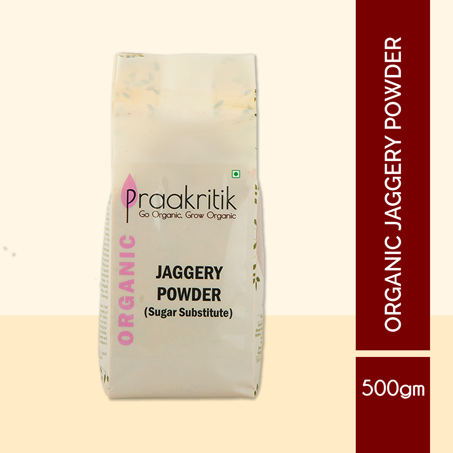 Organic Jaggery Powder | 500 G | Praakritik